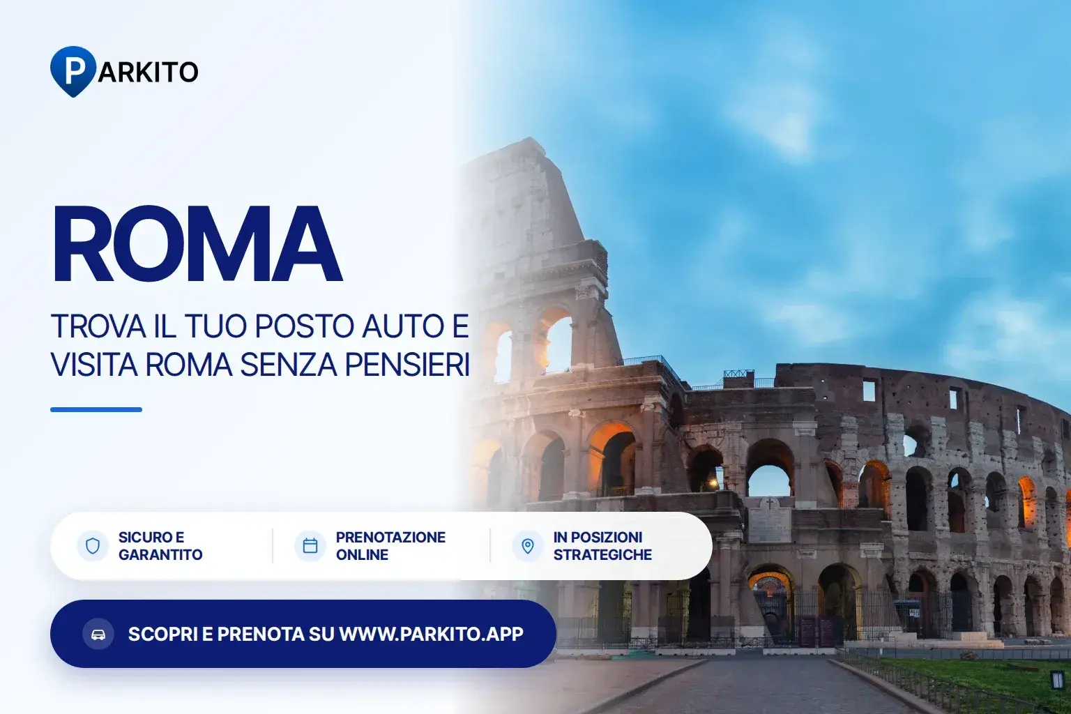 Parcheggio privato Parkito a Roma, in Via degli Zingari 16 nel rione Monti, prenotabile online per visitare il centro della città